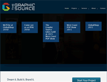 Tablet Screenshot of graphic-source.com